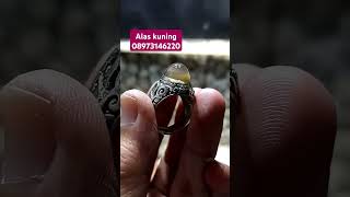 Nukleus alas kuning cristal bergiwang berkualitas #batuakik #gemstone #batupermata