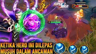 BERANINYA MUSUH LEPAS HERO INI, KITA KASIH PAHAM (DOCTOR STRANGE) - MARVEL Super War screenshot 5