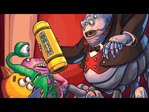 Happy Colour - Colour by Number. Disney Monsters, Inc 👹💚👾 - Mr. Waternoose Holding A Scream Canister
