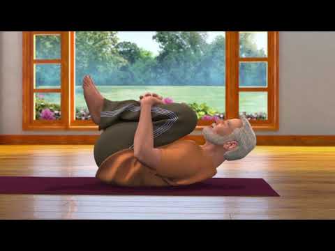 Yoga With Modi Pawan Muktasana Telugu
