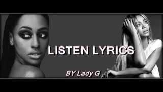 BEYONCE FT ALEXANDRA BURKE - LISTEN LYRICS HD