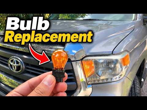 Toyota Tundra Front Blinker Turn Signal Bulb Replacement