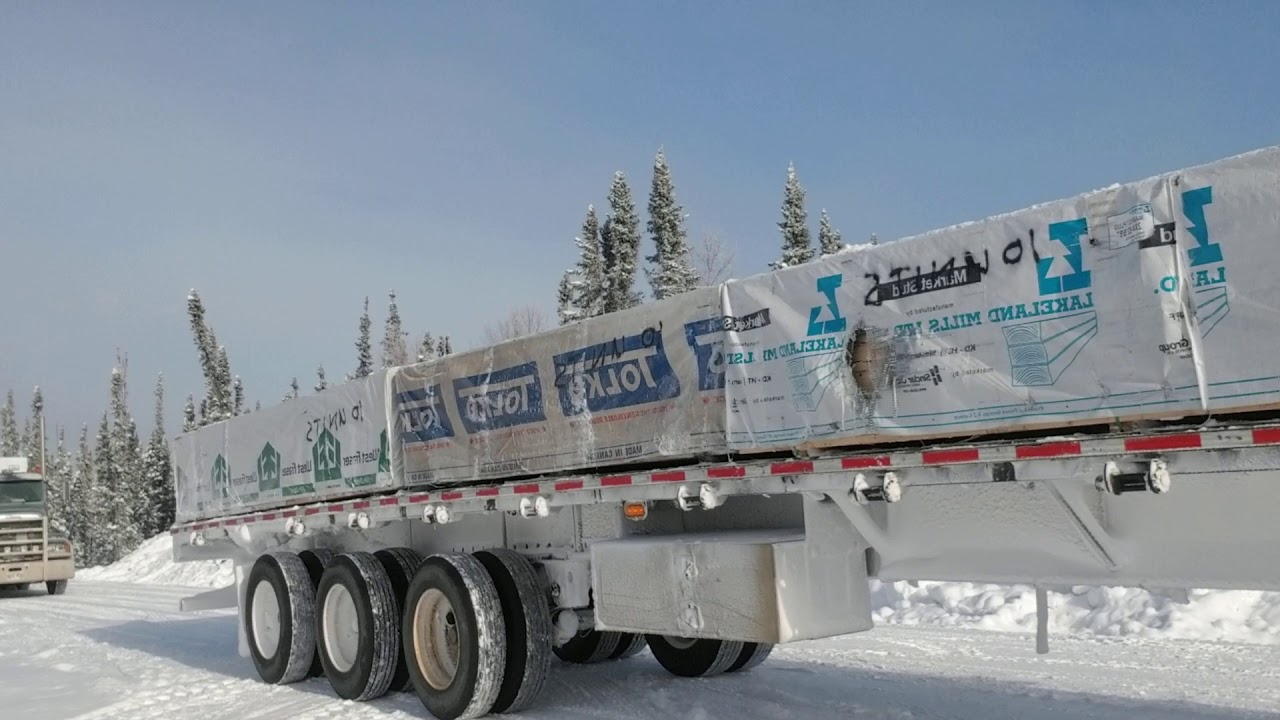 Red sucker lake ice road