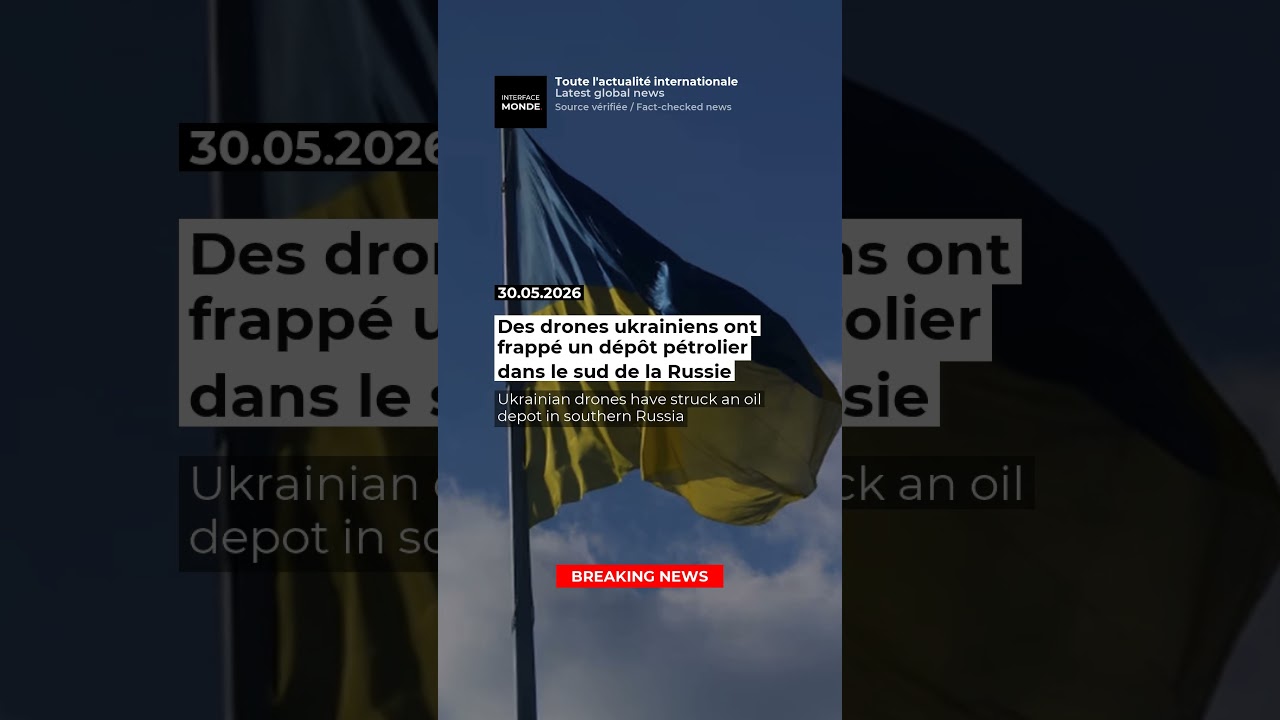 Des drones ukrainiens ont frappé un dépôt pétrolier dans le sud de la Russie
