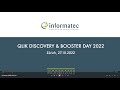 Qlik Discovery &amp; Booster Day 2022