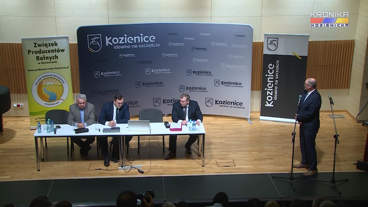 Konferencja z udziałem Ministra Rolnictwa Stefana Krajewskiego w Kozienicach (05.03.2026)