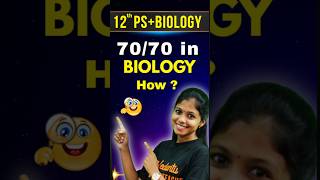 12th Biology 70/70 Study Plan | Important questions Public Exam 2026 ft Shravanee Ma'am