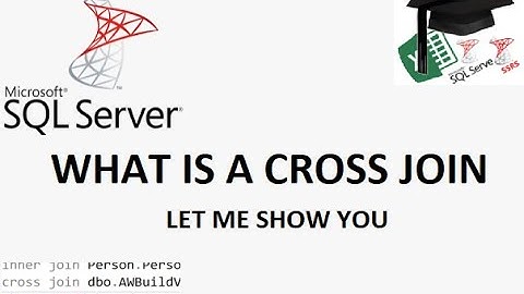 MS SQL tutorial. WHAT IS A CROSS JOIN? I
