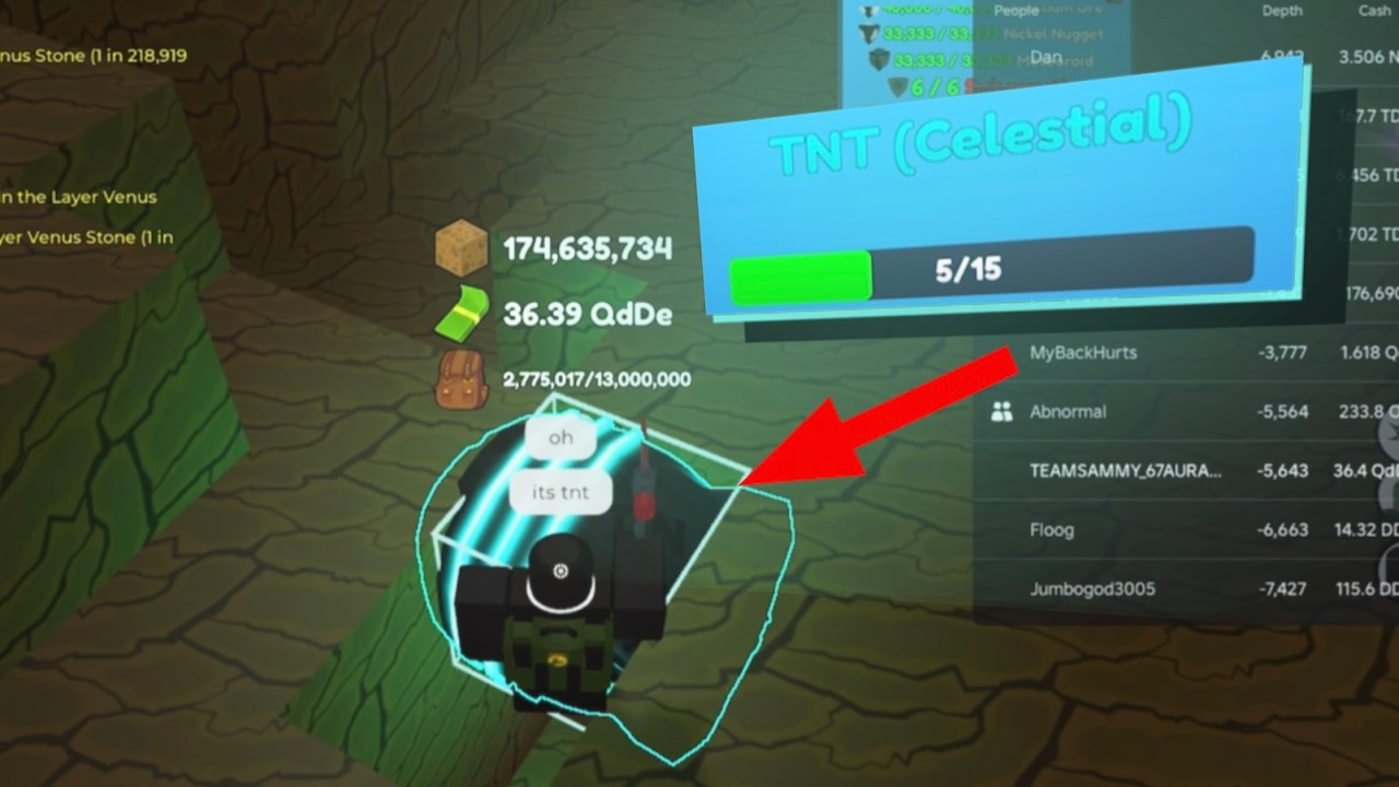 Celestial TNT in Miners World! [ROBLOX]