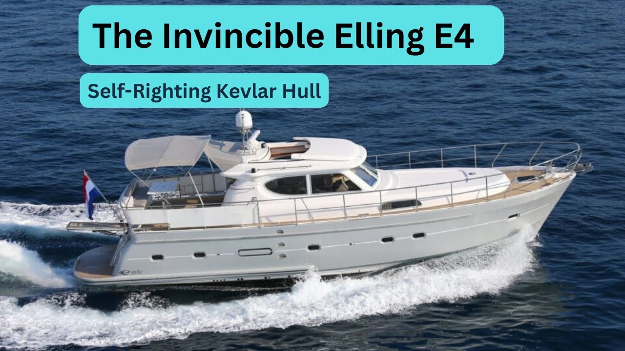 Boat show Tour - Elling E4 / Self-righting Kevlar Hull - long-range cruiser for serious seafarers