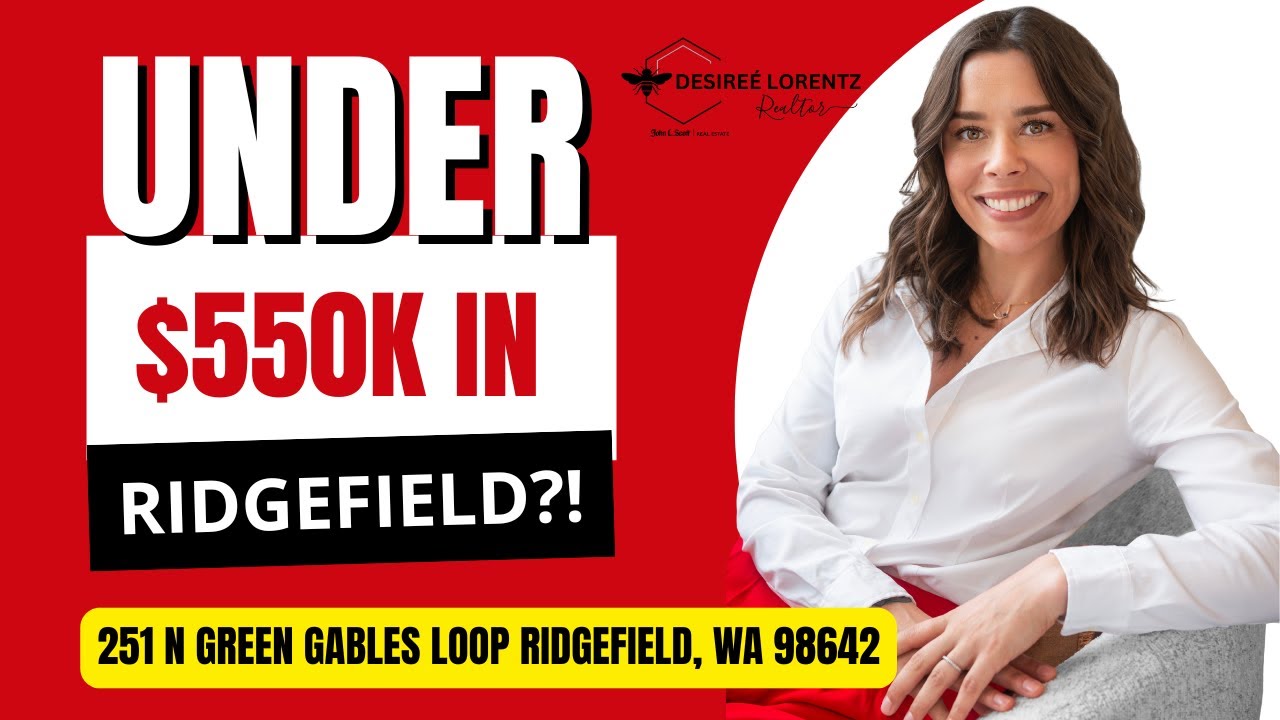 UNDER $550K CORNER LOT CRAFTSMAN | 251 N Green Gables Loop Ridgefield WA