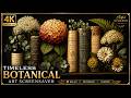 Botanical Library Elegance | Vintage Floral Still Life Oil Painting | 4K TV Art Screensaver