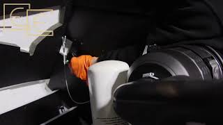 Canopy Maintenance Position - Small Doosan Bobcat Portable Compressor