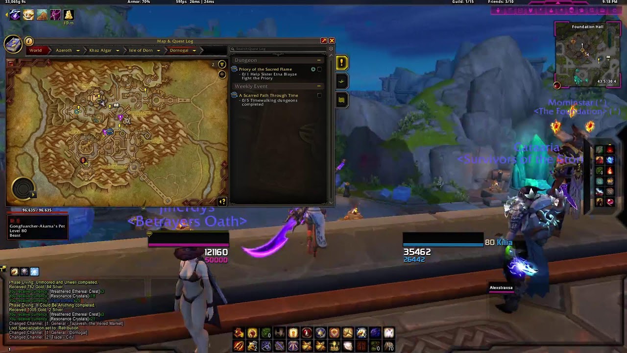 World of Warcraft Midnight Prepatch - World Quests Farming