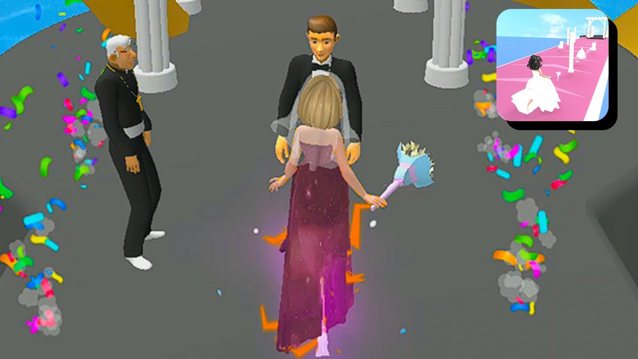 Bridal Rush! 👰🤵🏻 New Update All Levels (Gameplay Walkthrough Android, iOS Games All Levels 11)