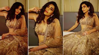 Karishma Tanna Gives Major Wedding Fashion Goals In Stunning Den Lehenga See Hot Pics