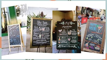 Thế Giới Bảng hướng dẫn cách trang trí bảng menu với viết chữ ( Phần 1)
