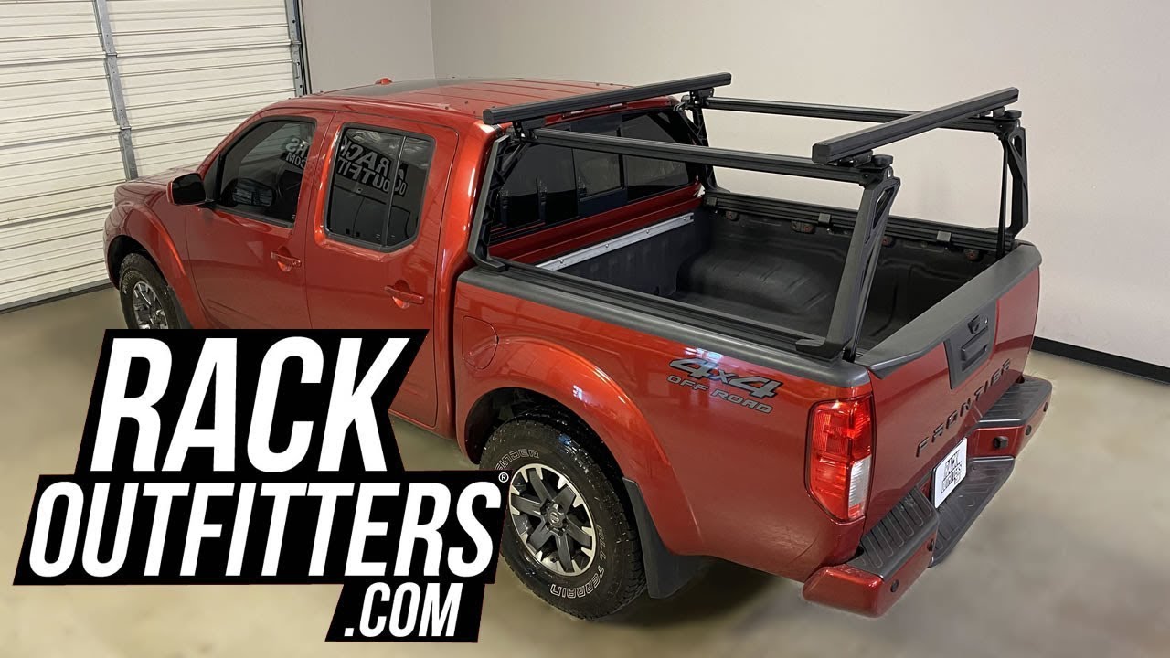 Nissan Frontier with Leitner FORGED ACS Truck Bed Rack - YouTube
