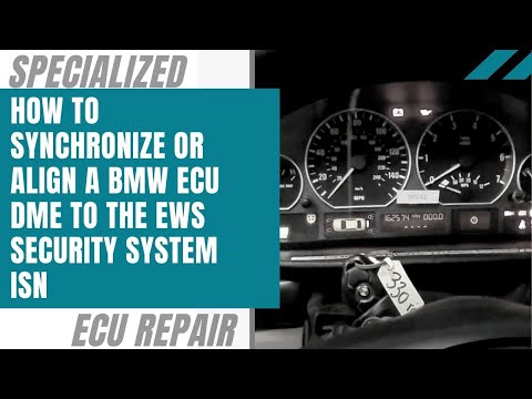 How to Synchronize or Align a BMW ECU DME to the EWS security system ISN