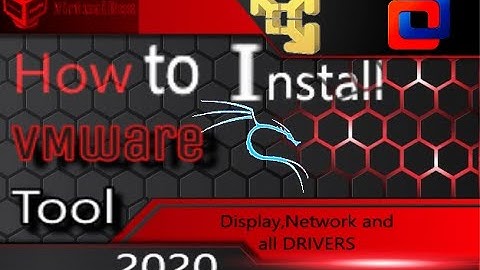 How to install VMware tools on KALI Linux|2020|New Method.