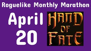 Roguelike Monthly Marathon | April 20 | Let's Play | Hand of Fate