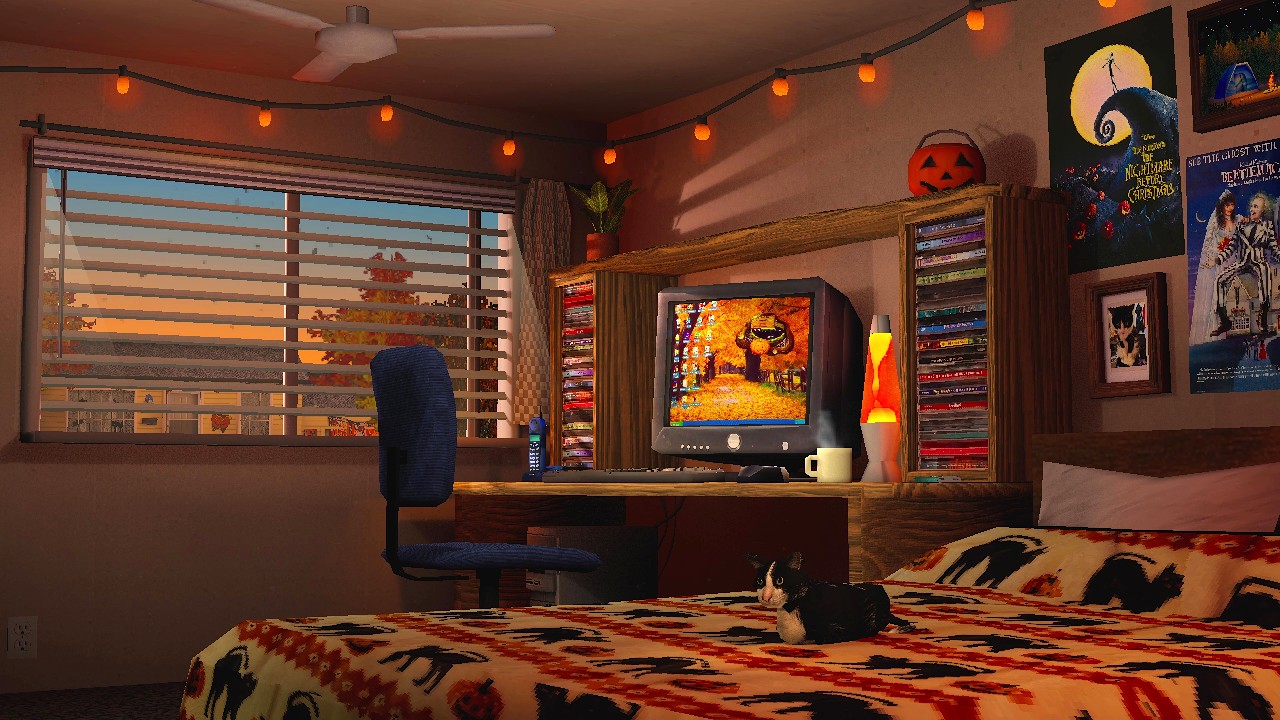 fall 2003.. - 5 hours of nostalgic bedroom ambience / ps1 style