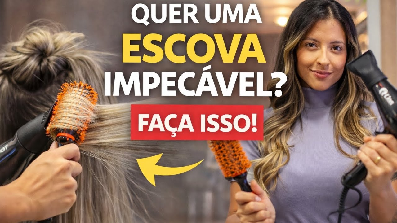 Cabeleireiro: Faça a Escova Perfeita com Essa Técnica