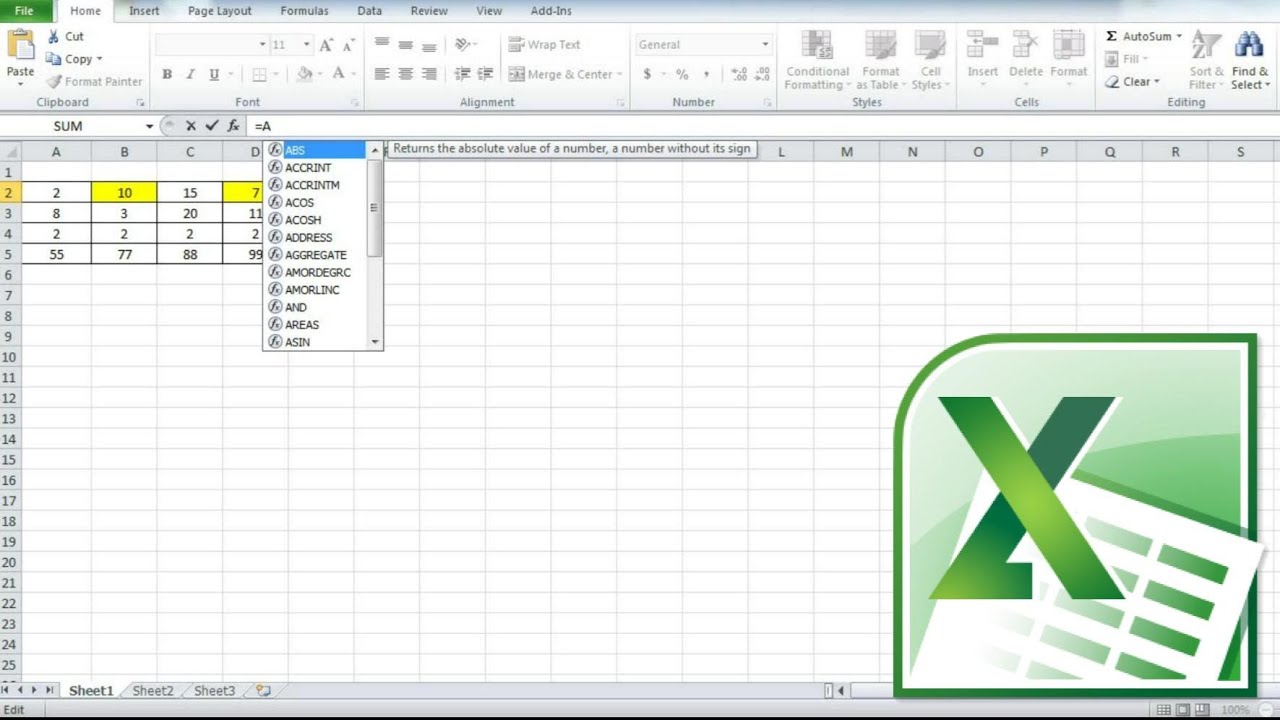 How To SUM Values In A Worksheet Add Cell Values In Excel Sum How To SUM Values In A Worksheet Add Cell Values In Excel Sum