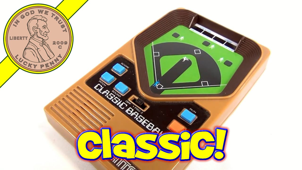 handheld electronic baseball game