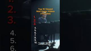 Top 10 Most Viewed Niall Horan Videos (YouTube) #niallhoran #rankings #1d #annemarie #slowhands