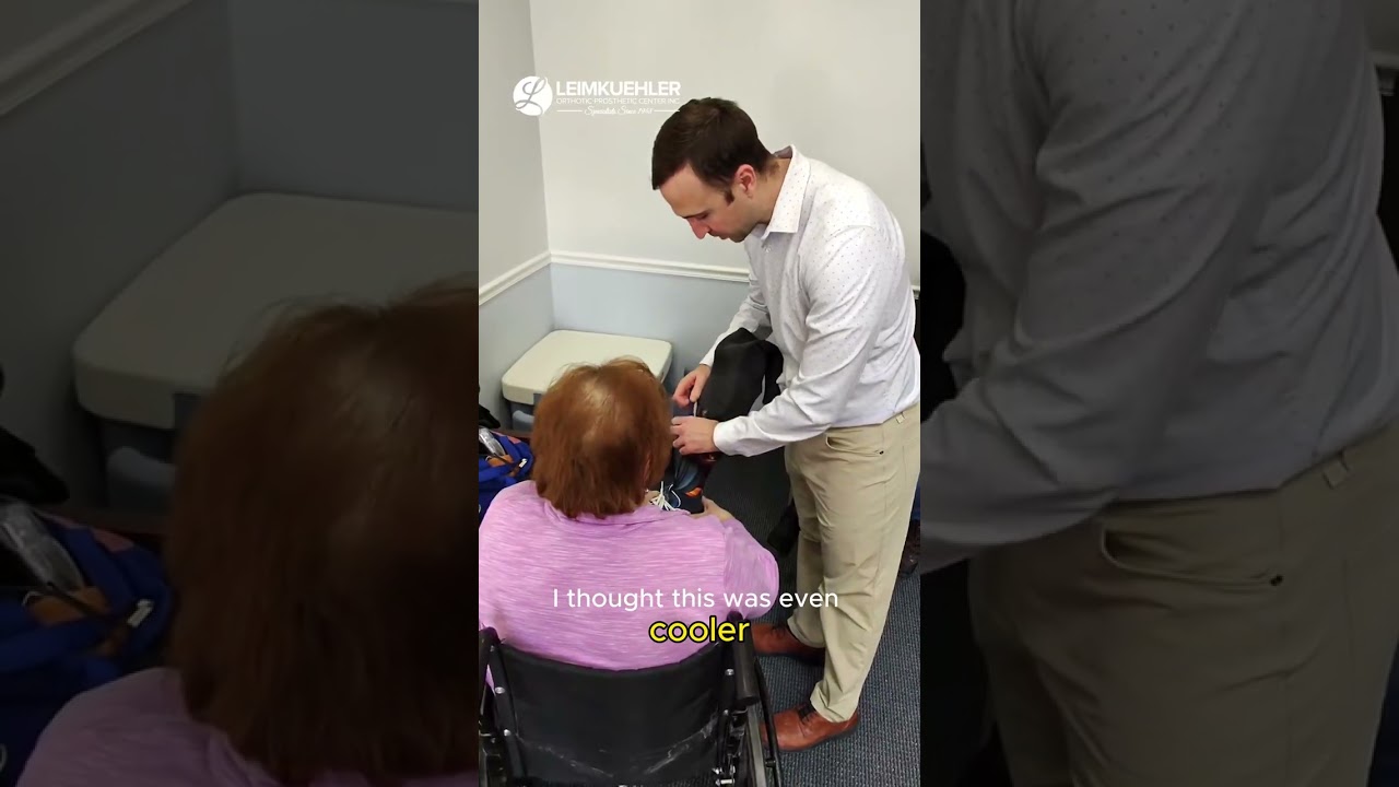 This is Lori’s leg delivery day.