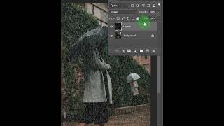 How to make rain effect in Photoshop #photoshop #photoshop_tutorial