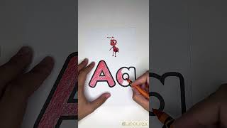 Coloring Letter Aa | Crayons
