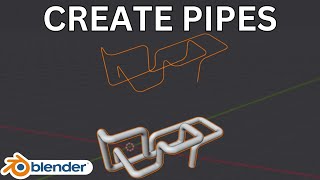 How To Create Pipes in Blender