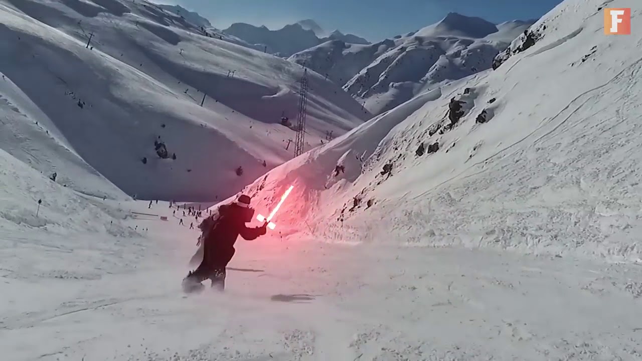 Snow Wars   Chewbacca vs Kylo Ren on Snowboard)SEX