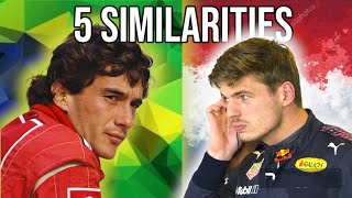 5 ways to compare Max Verstappen with Ayrton Senna