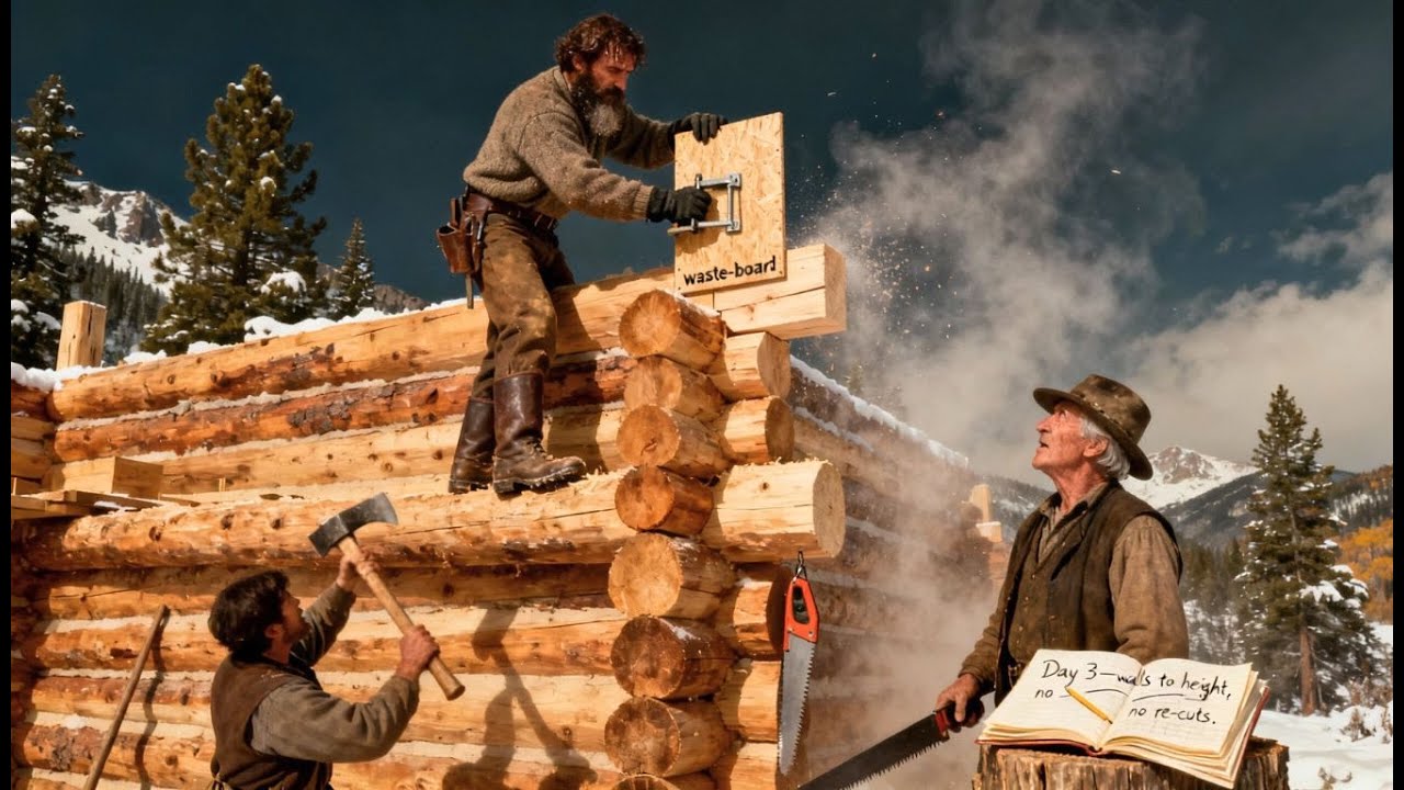How One Mountain Man’s “Waste-Board Jig” Cut Wall Notching Time in Half