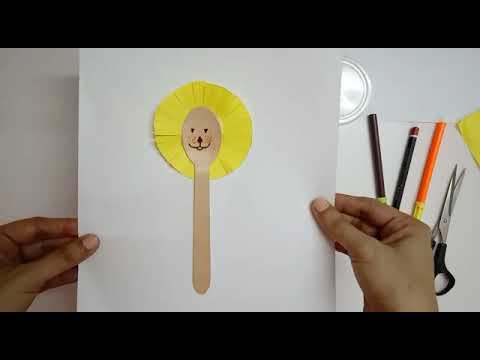 DIY Lion craft activity