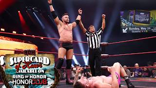 Nigel McGuinness proves why he's a legend defeating Josh Woods in Pure Rules! #ROHSupercard 5/15/26
