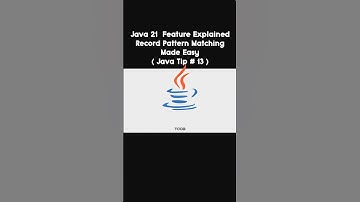 🔥 Java 21 Feature Explained: Pattern Matching for Records Made Easy ✅ #java