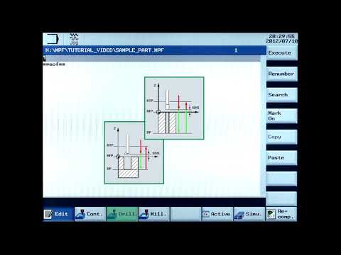 The CNC   SINUMERIK 808D Tutorial Milling Part 9 Intro program editor 1080p