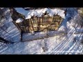 Дача Георга Месмахера, Шуваловский парк, Петербург. Разрушающийся памятник аэросъемка