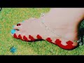Beautiful feet Alta designs l mehandi ki design #alta #easyalta