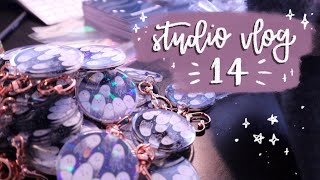 Studio Vlog 14 🌸 2021 shop update, new desk, packaging orders & selling out!