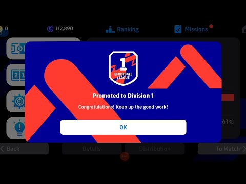 efootball Mobile Division 1 finally