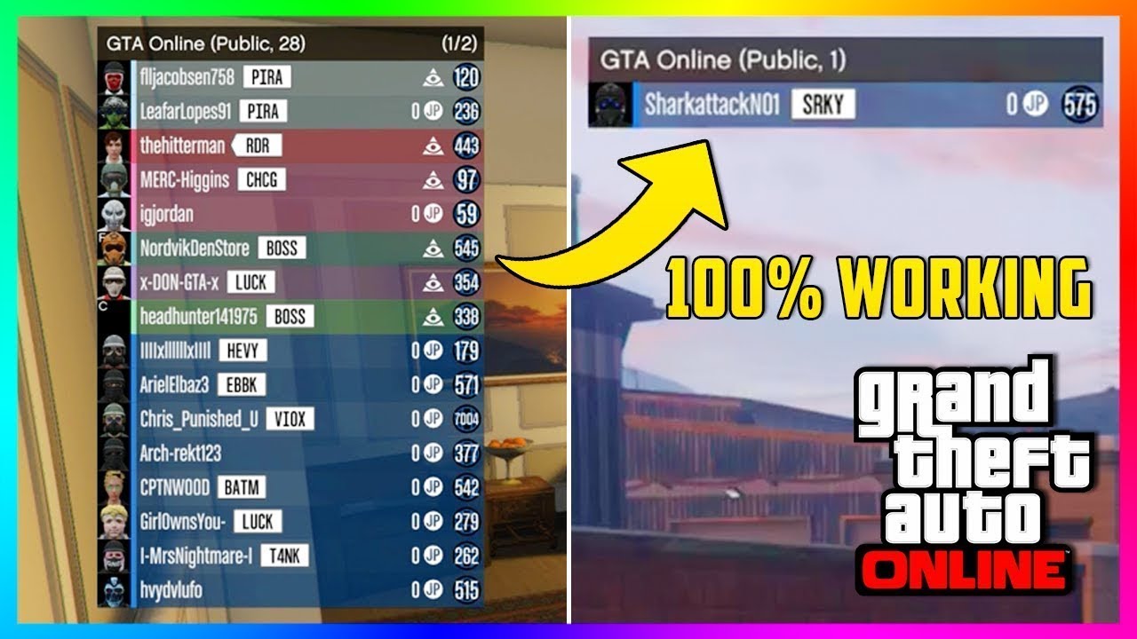 Gta 5 Online Ps4 Solo Lobby