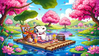 Snoopy’s Dreamy Spring Lake Escape 🌸🎧 Gentle Chill Beats for Relax, Study & Peaceful Nature Ambience screenshot 3
