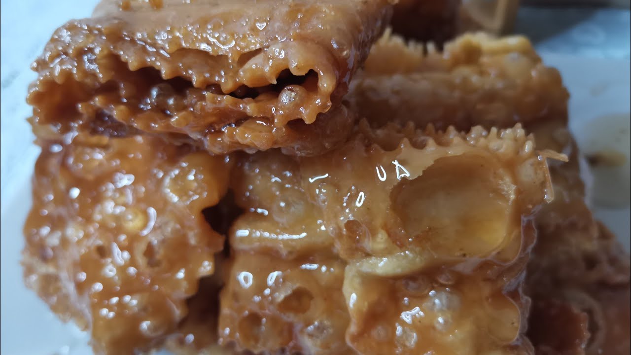 #رغايف_معسلة(شباكية لمسمن) بمقادير بسيطة كتجي هشيشة مقرمشة كتذوب فالفم