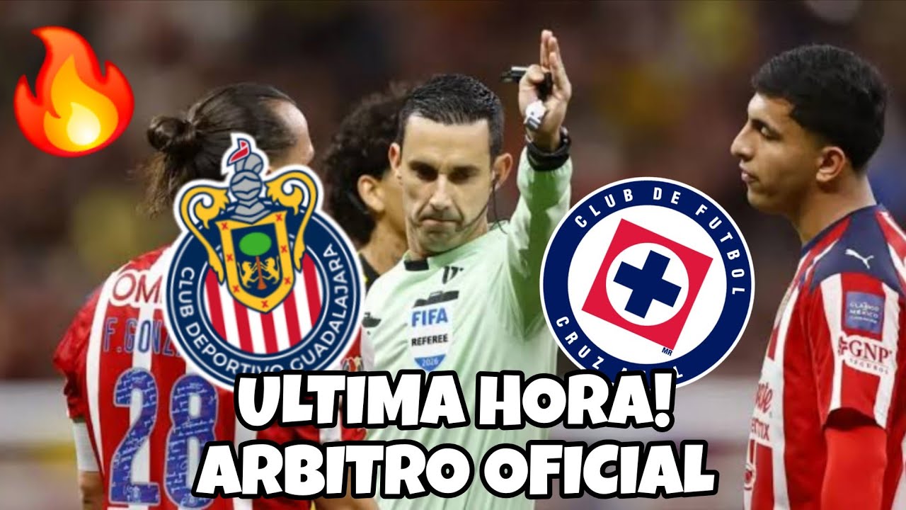 🚨Reporte Nocturno! El Arbitro para el Chivas vs Cruz Azul | Emoción y Unión hoy en el Jalisco