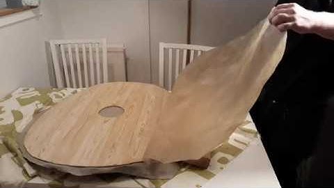 Making an authentic Viking Shield: Part 2 Facing and Backing
